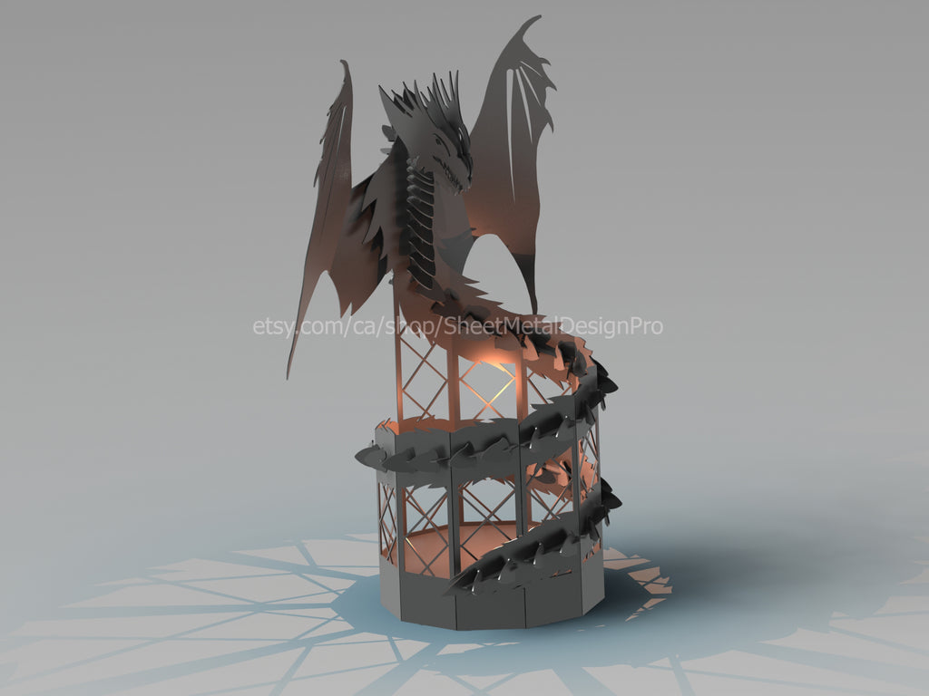 3D Dragon Firepit