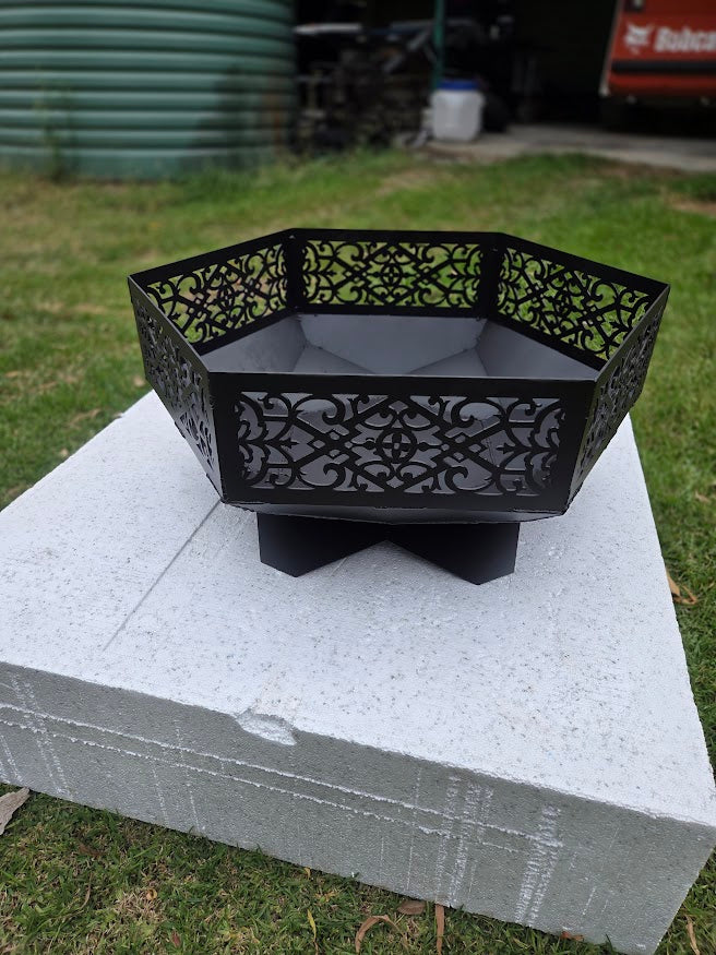 Pyramid Half Firepit
