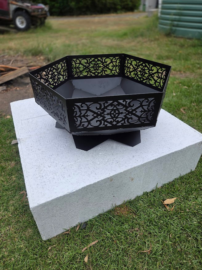 Pyramid Half Firepit