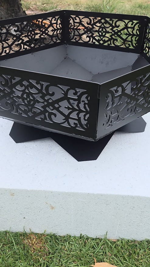 Pyramid Half Firepit
