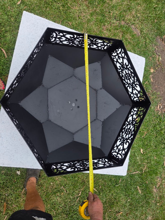 Pyramid Half Firepit