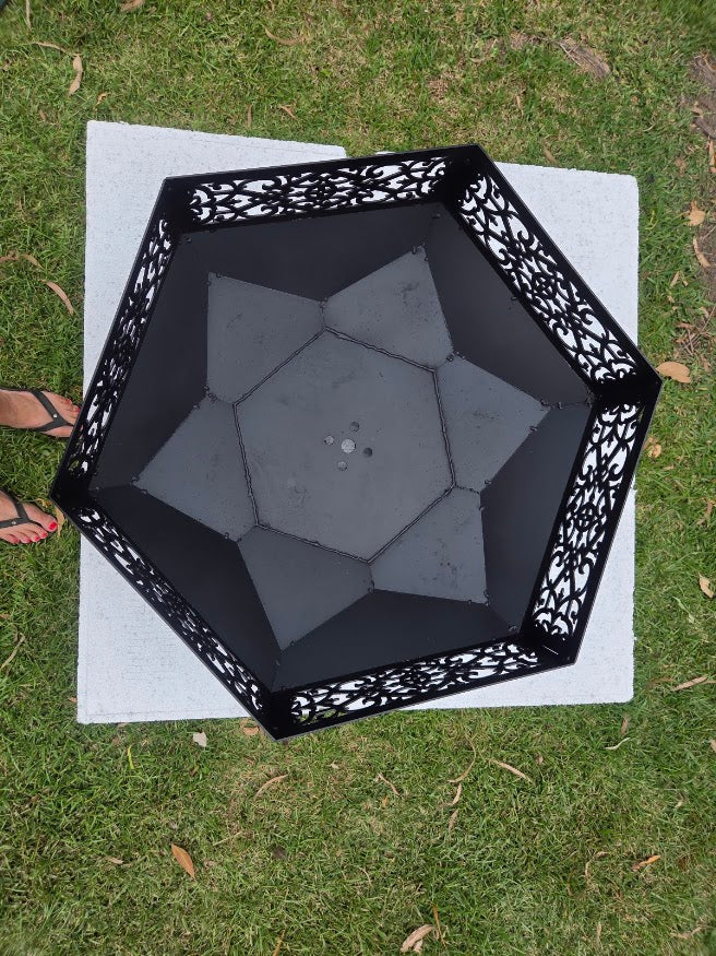 Pyramid Half Firepit