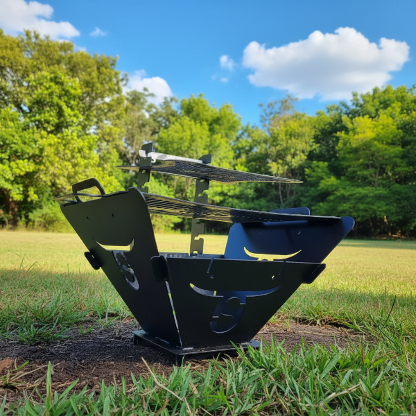 JB Hi-Low Outdoor Compact Firepit/BBQ