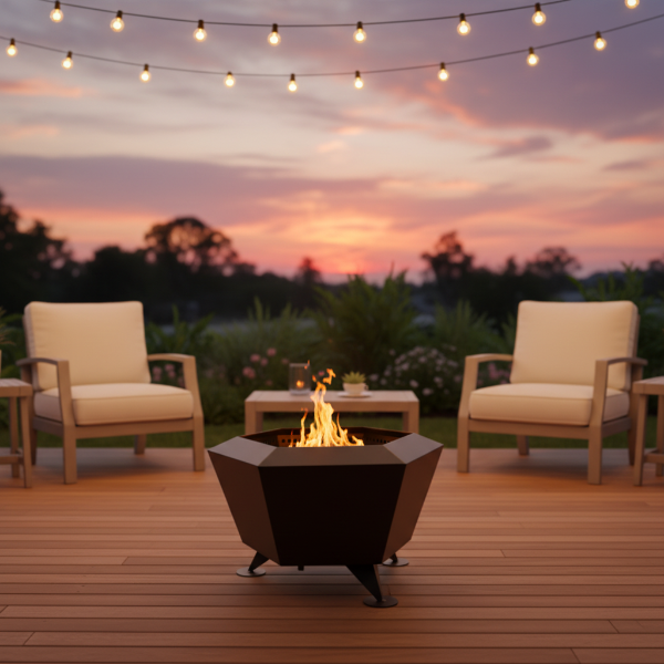 Smokeless Firepit - Double Wall Design