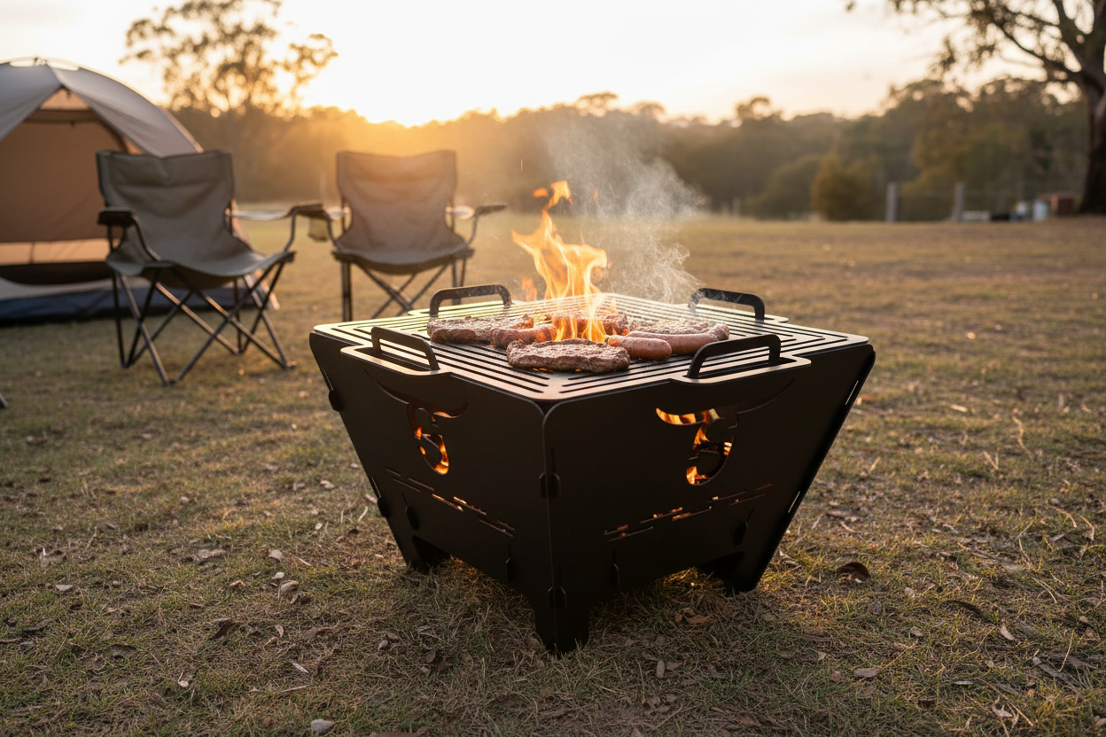 BBQ Grill Plate - Square Firepit/BBQ