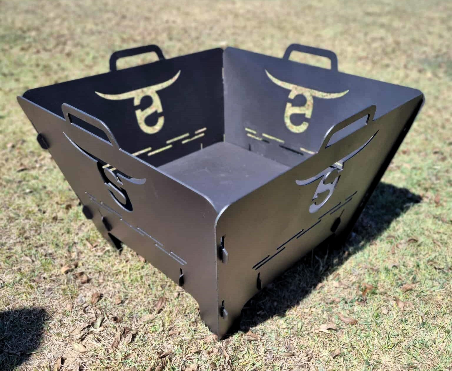 Square Compact Firepit/BBQ