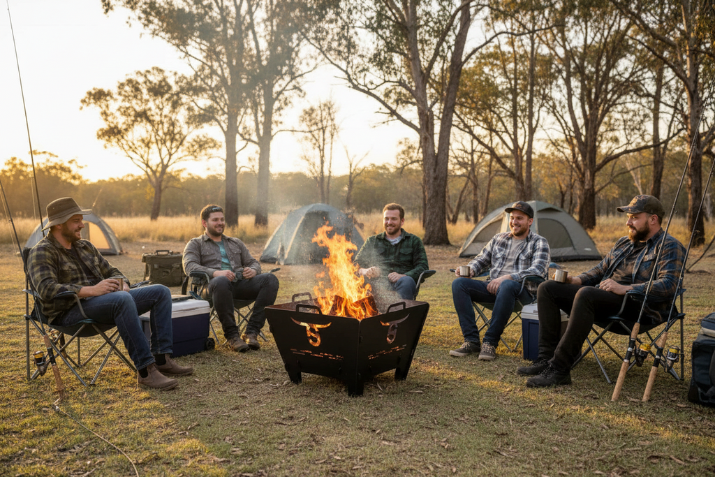 Square Compact Firepit/BBQ