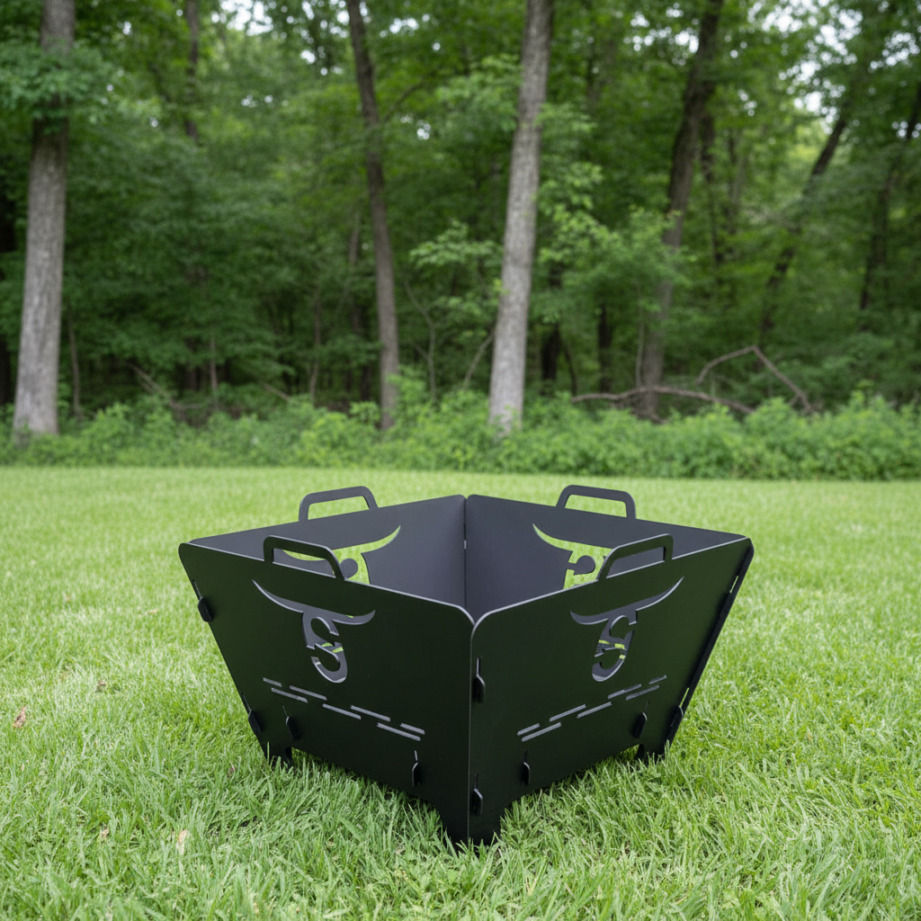 Square Compact Firepit/BBQ