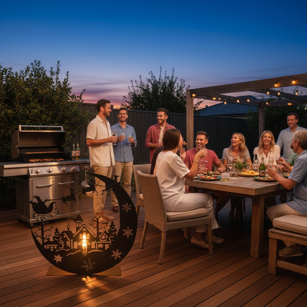 Santa Sleigh Christmas Candle Holder - Moon Holder