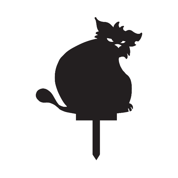 Big Cat Garden Stake
