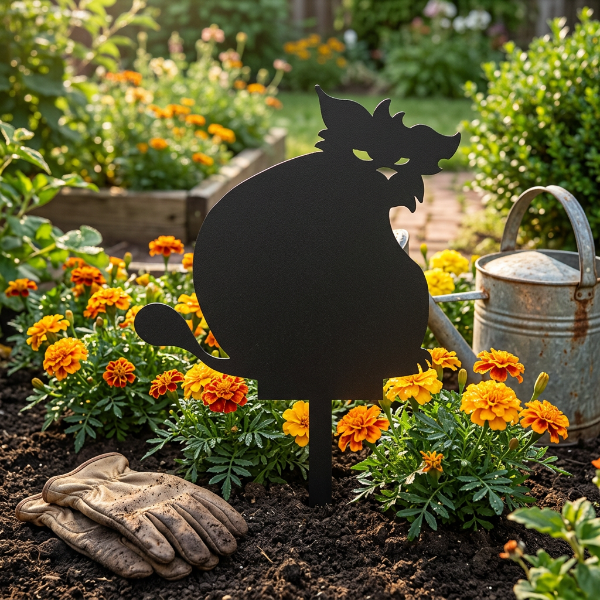 Big Cat Garden Stake