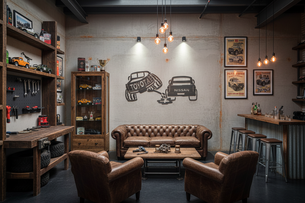 Toyota 4WD vs Nissan 4WD Metal Art