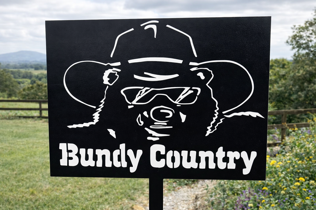 Bundy Bear Country Metal Art