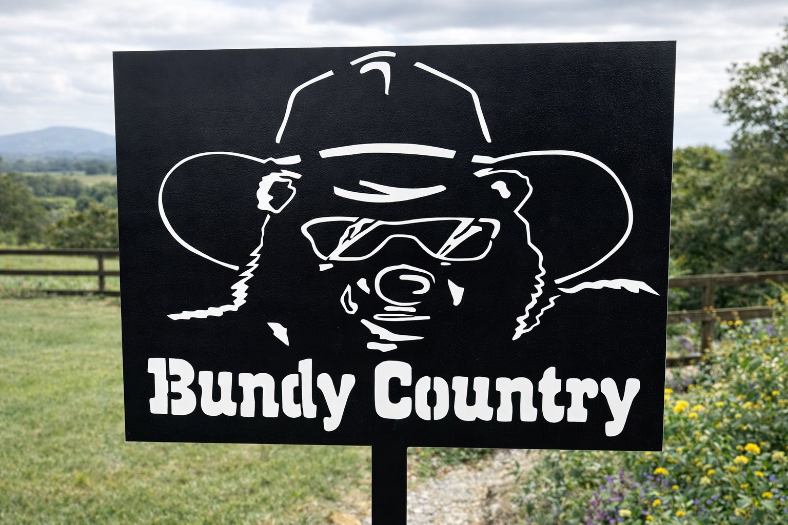 Bundy Bear Country Metal Art