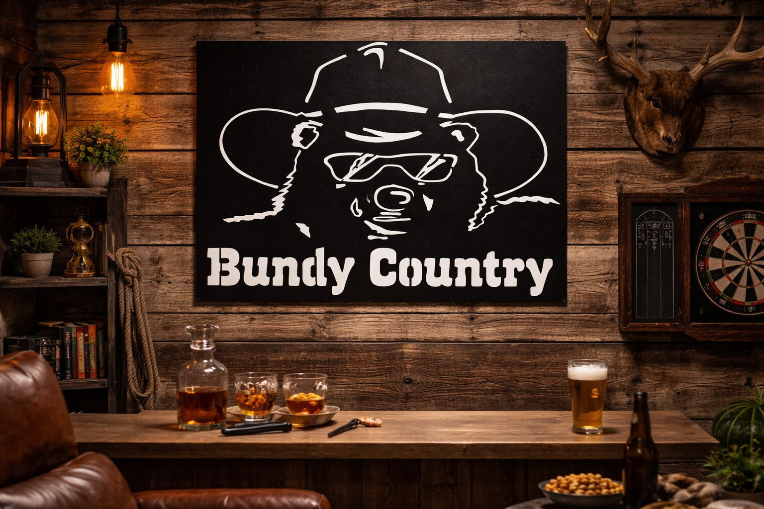 Bundy Bear Country Metal Art