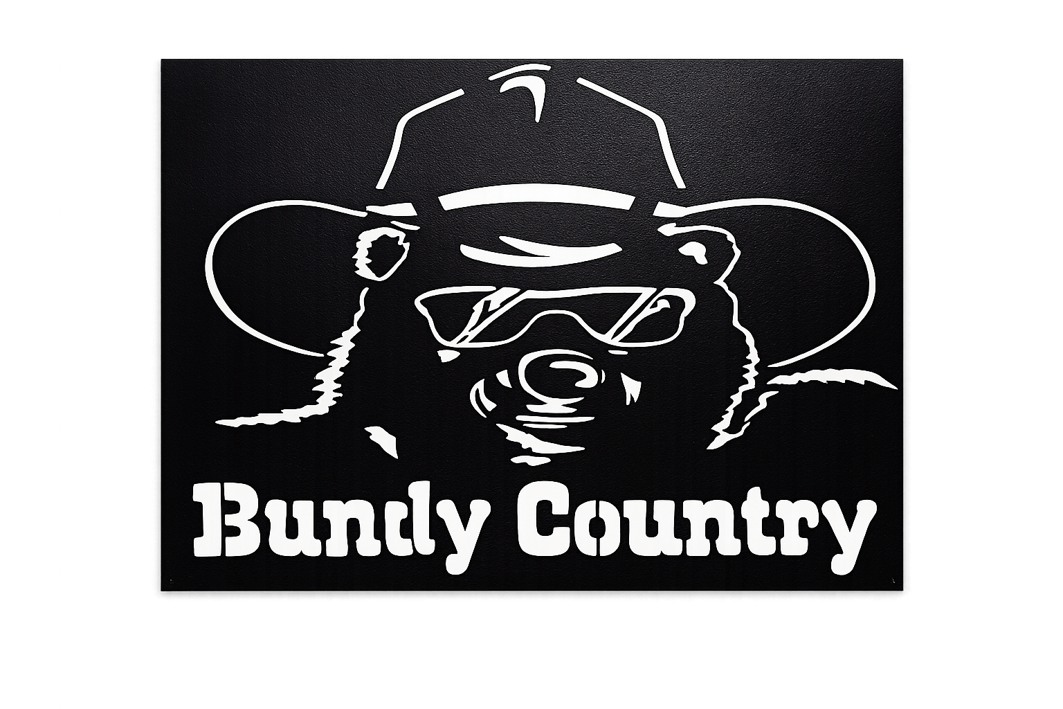 Bundy Bear Country Metal Art