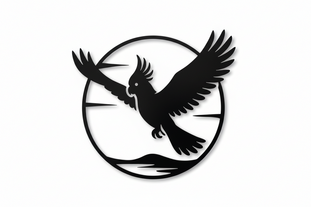 Cockatoo Metal Art