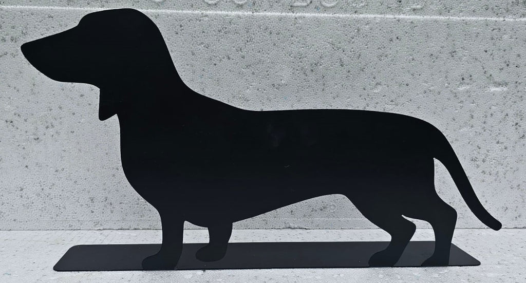 Dachshund Freestanding Metal Silhouette