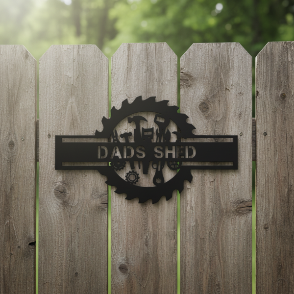 Dad's/Pop's/Pa's Shed Sign Metal Art
