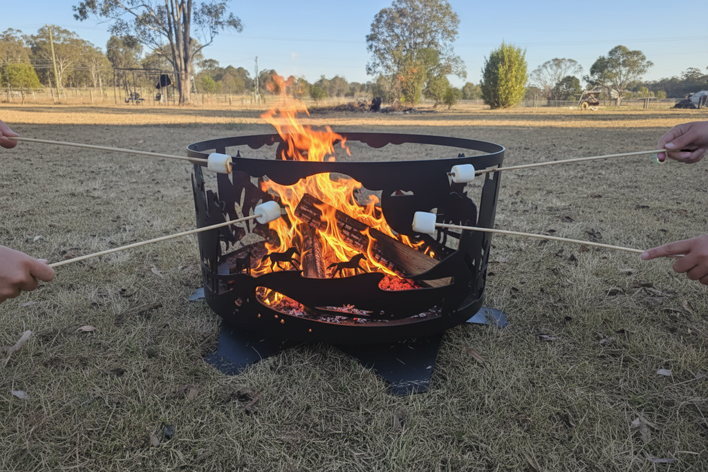 Firepit Ring - Country Design with Base & Feet