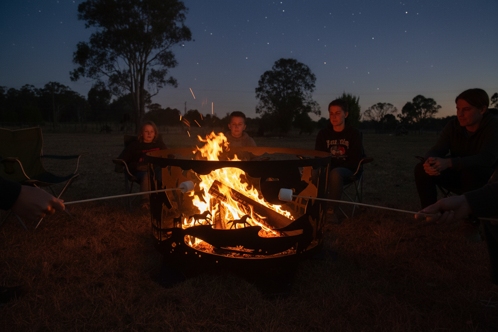 Firepit Ring - Country Design with Base & Feet