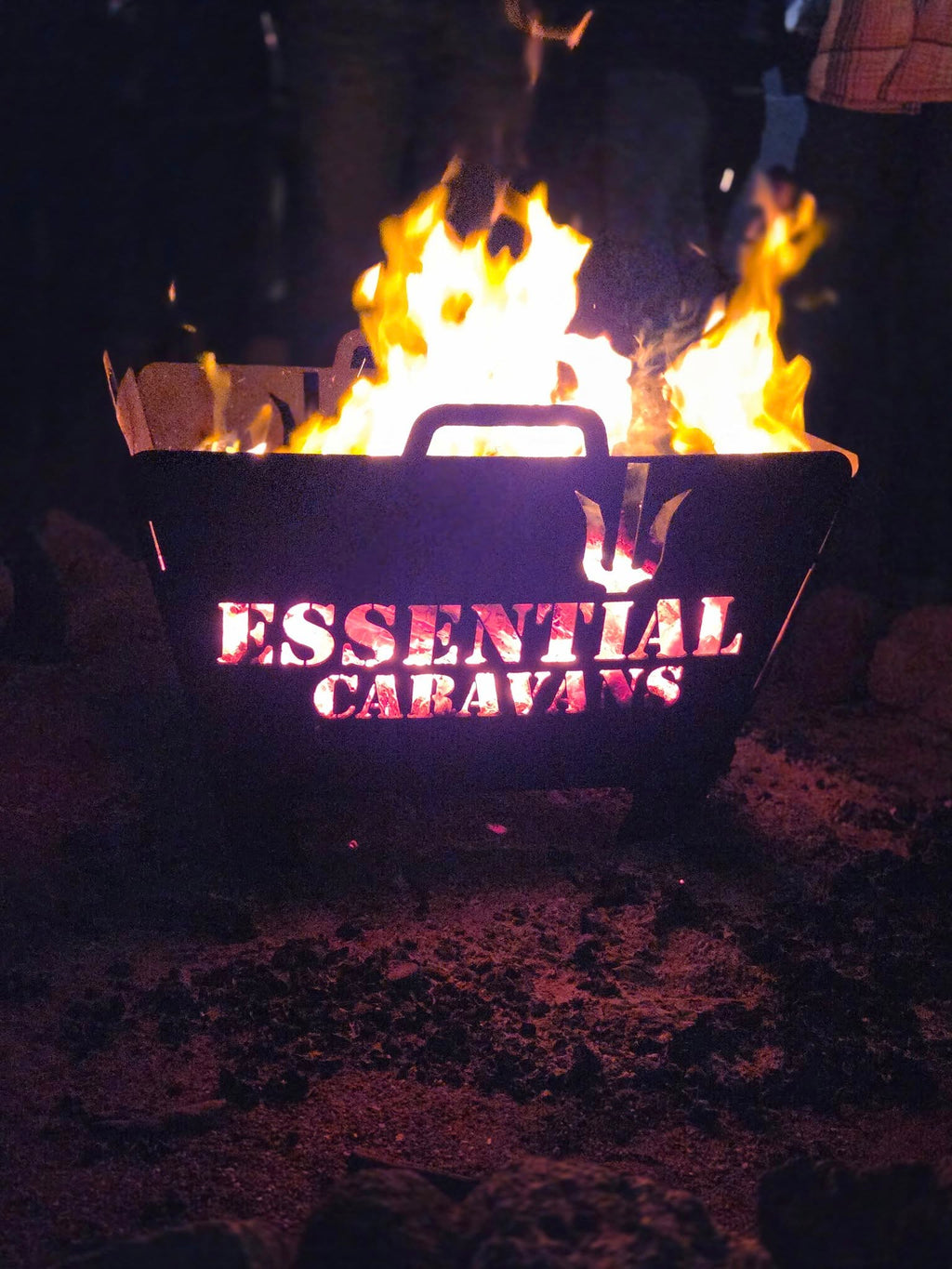 Square Compact Firepit/BBQ