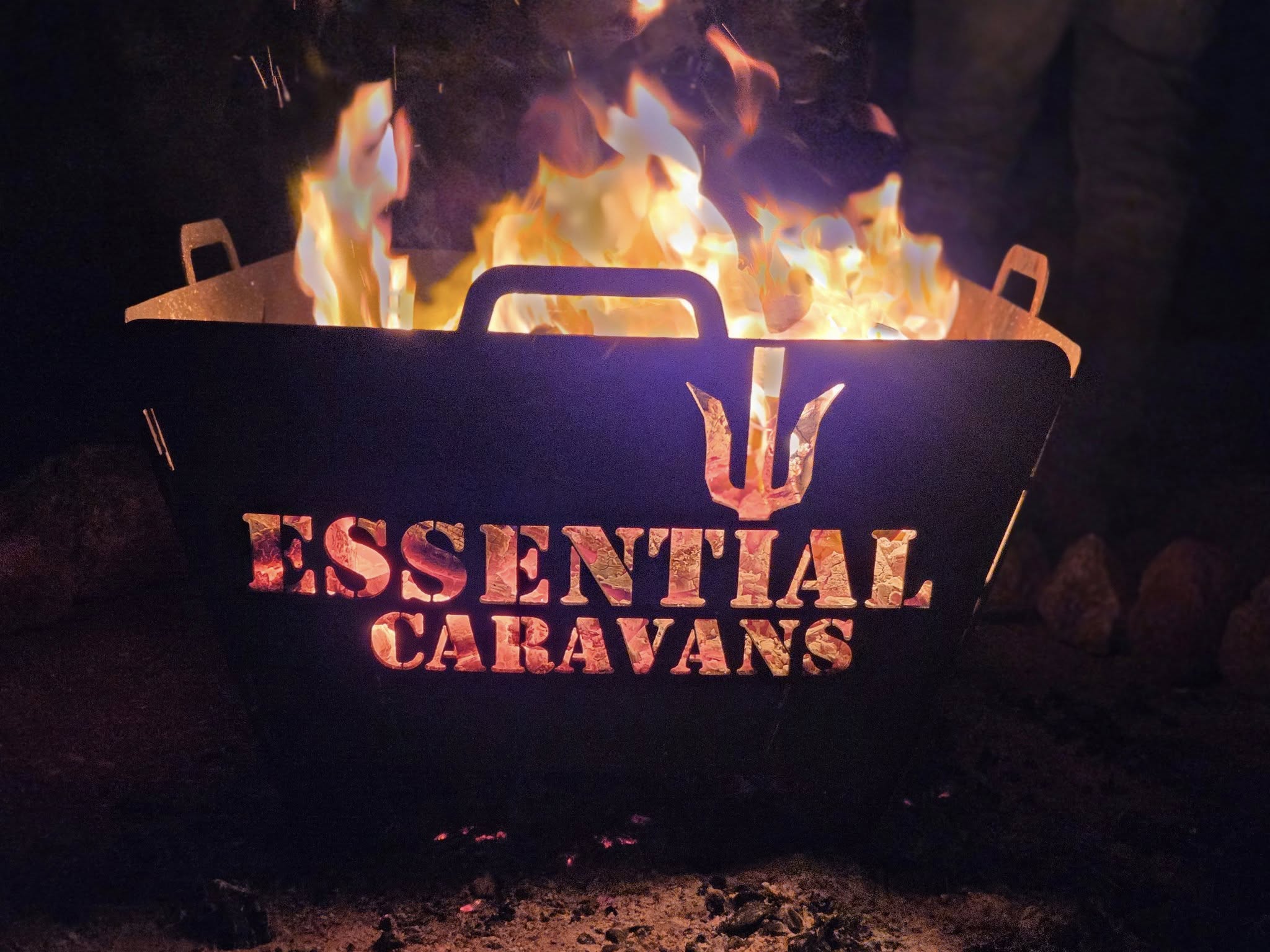 Square Compact Firepit/BBQ