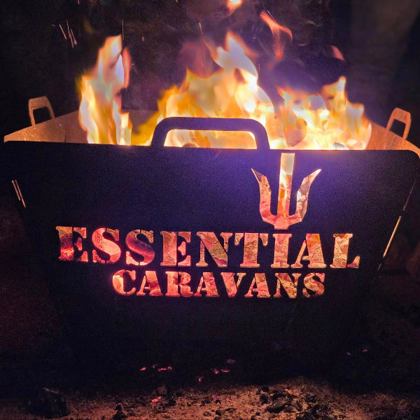 Square Compact Firepit/BBQ