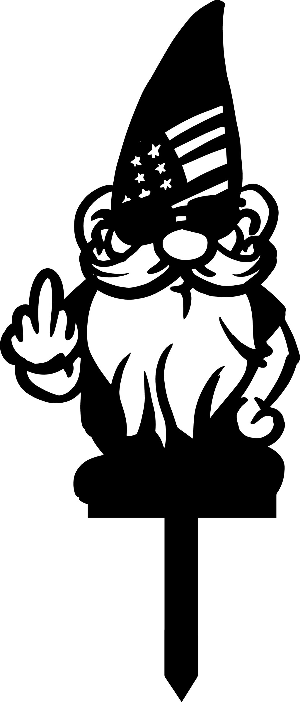 Garden Stake "F-U"