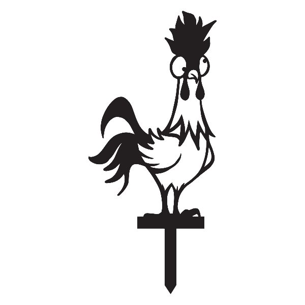 Funky Chiken Garden Stake