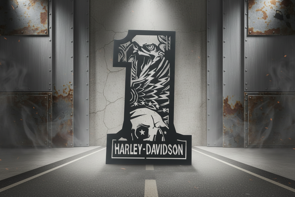 Harley Davidson #1 Metal Art