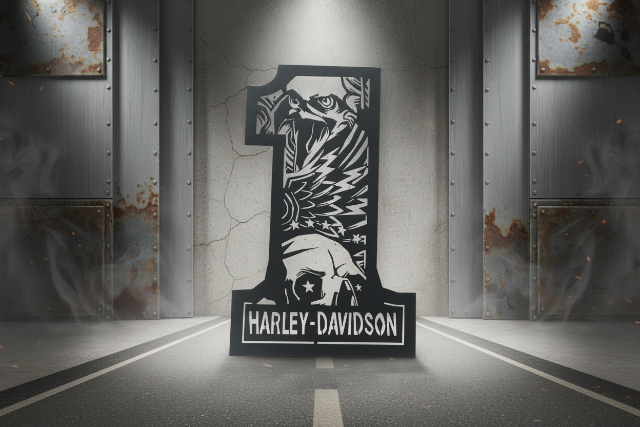 Harley Davidson #1 Metal Art