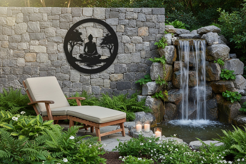 Buddha Serenity Metal Wall Art