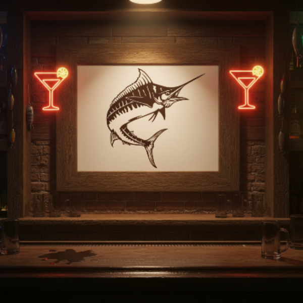 Marlin Metal Art