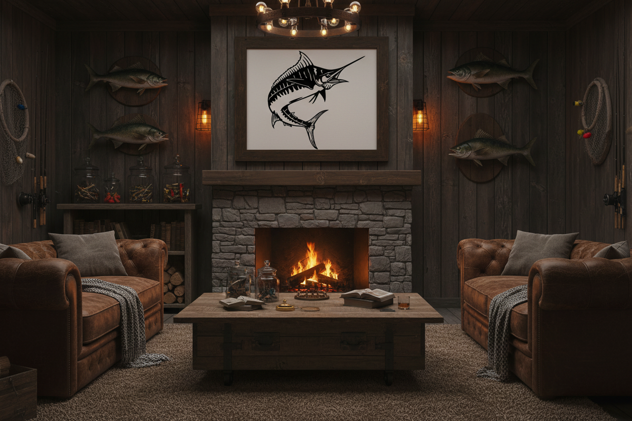 Marlin Metal Art
