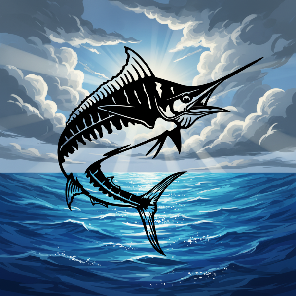 Marlin Metal Art