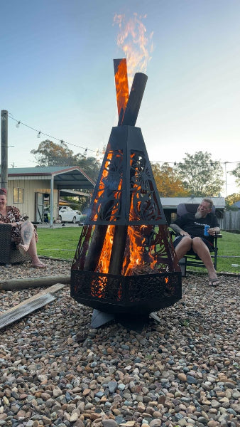 Pyramid Fireplace