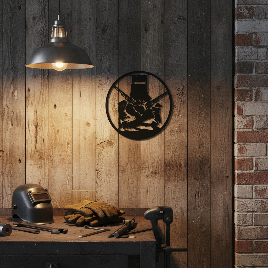 Ned Kelly Metal Art