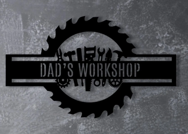 Dad's/Pop's/Pa's Shed Sign Metal Art
