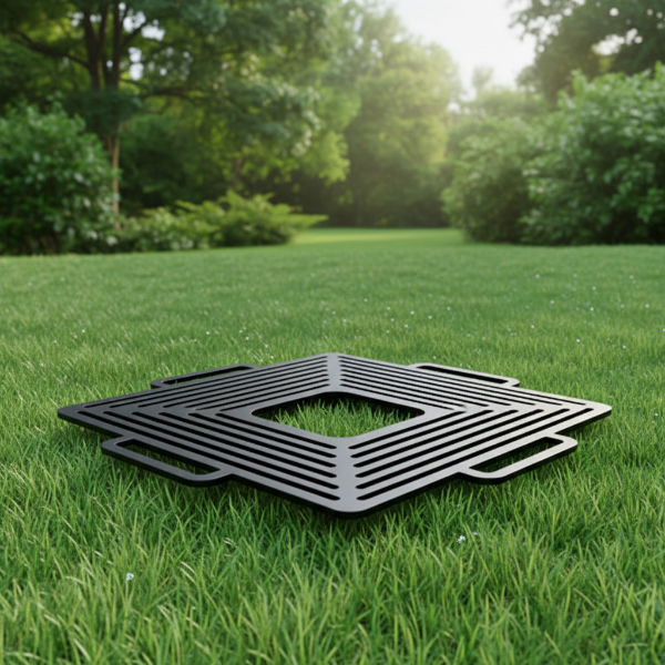 Square BBQ Grill Plate - Square Firepit/BBQ