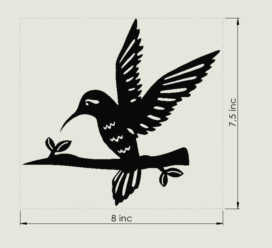 Hummingbird Tree Stake