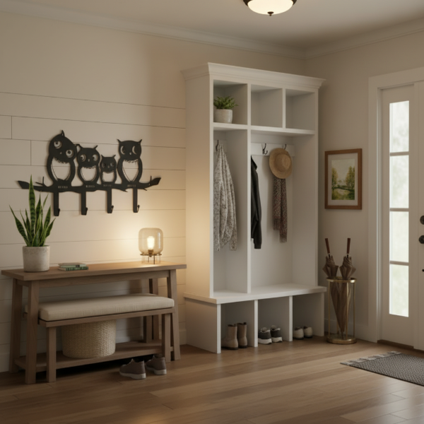 Owl Key Holder/Coat Rack