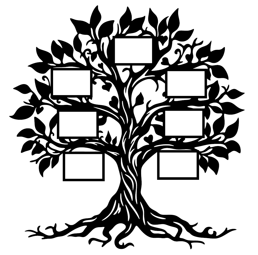 Family Tree of Life Wall Art large