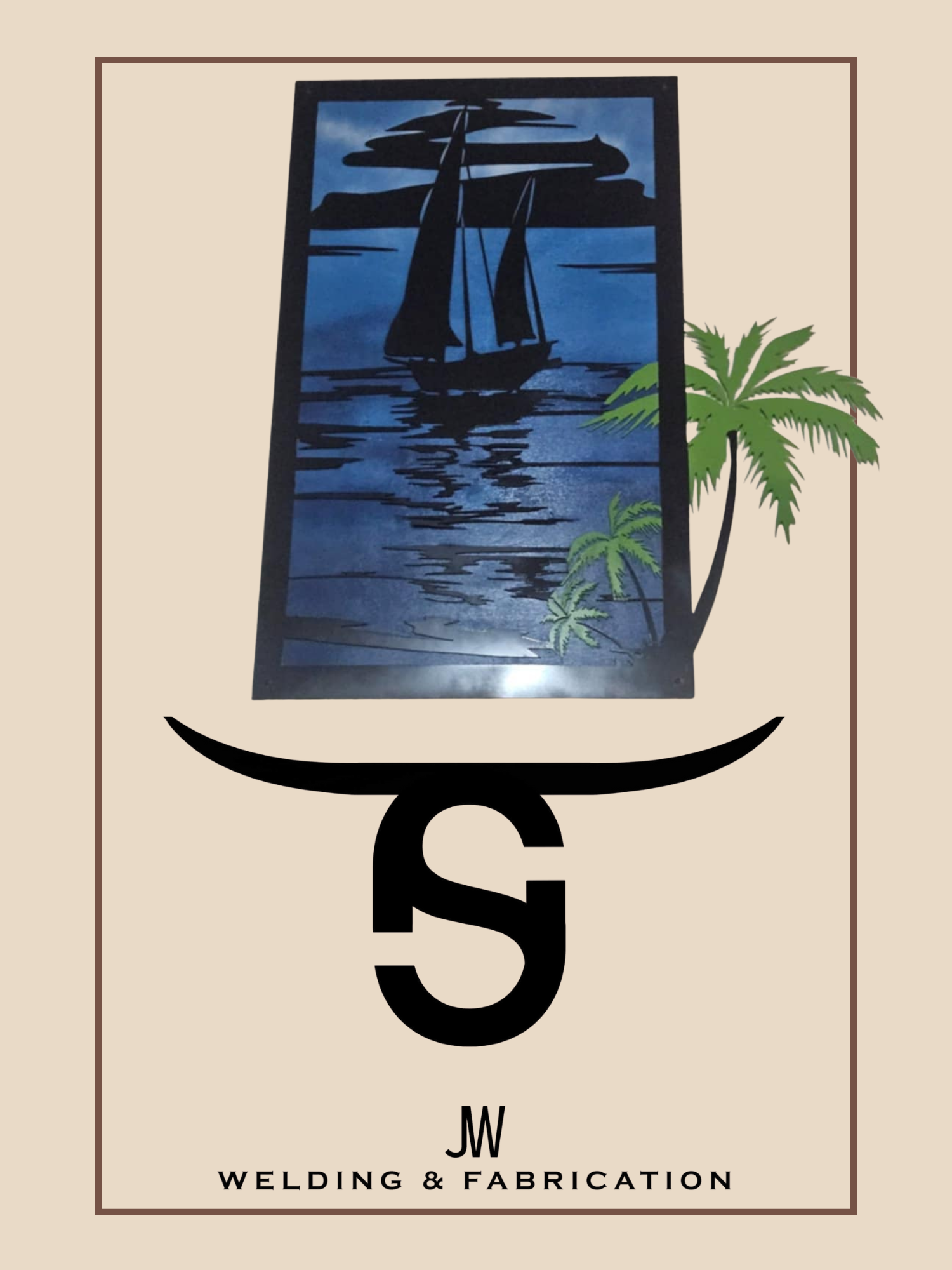 Sailing Boat Ocean Scene