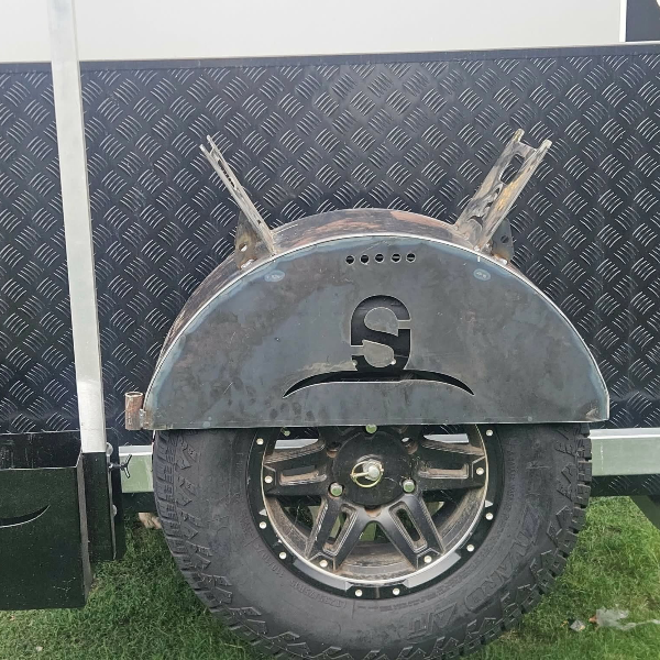 Trailblazer Spare Tyre Firepit/ BBQ