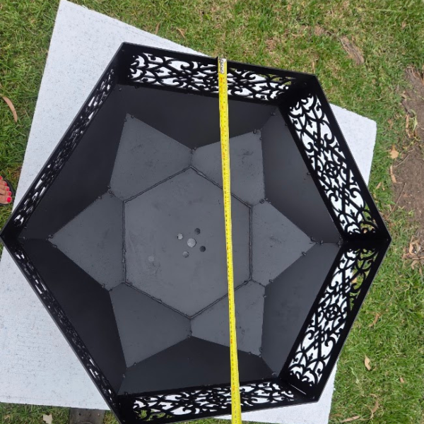 Pyramid Half Firepit