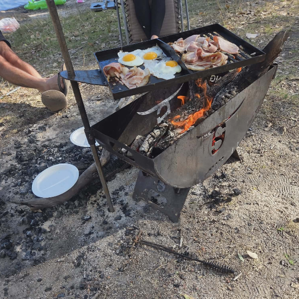 Trailblazer Spare Tyre Firepit/ BBQ