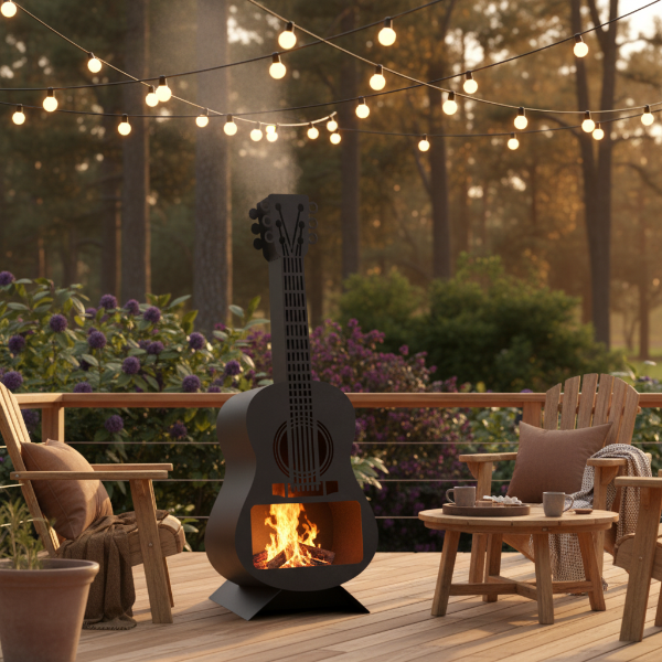 Guitar Fire Pit