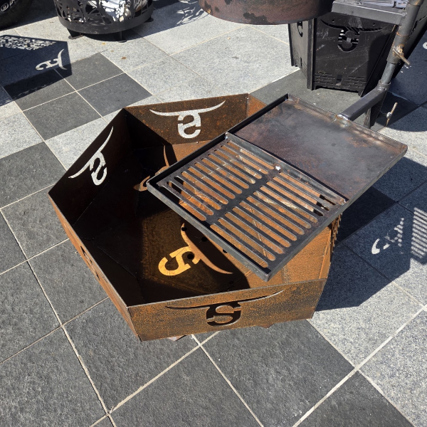 Pyramid Half Firepit