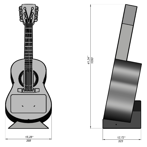 Guitar Fire Pit